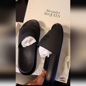NWT Alexander McQueen size 11 Slide Sandals